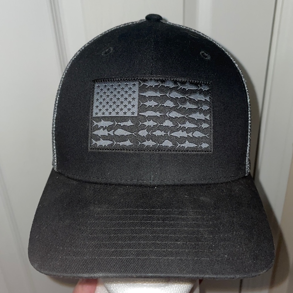 Columbia PFG American Fish Flag Trucker Hat